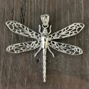 Halsanhänger Libelle gross Silber