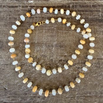 Kette Mondsteine Gold