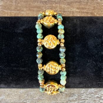 Armband Türkis Gold