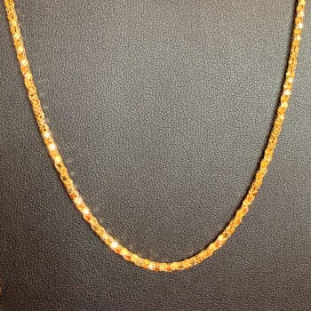 Kette dick Plättchen Gold