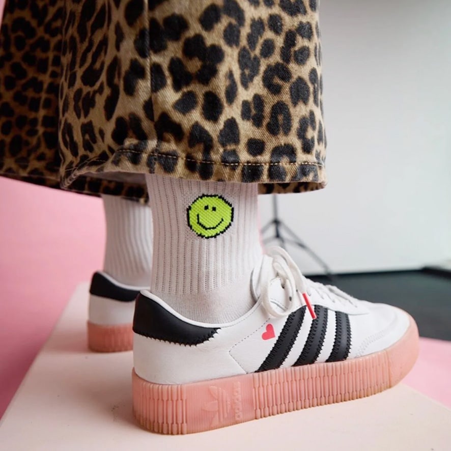 Socken Icon Lemon Smile